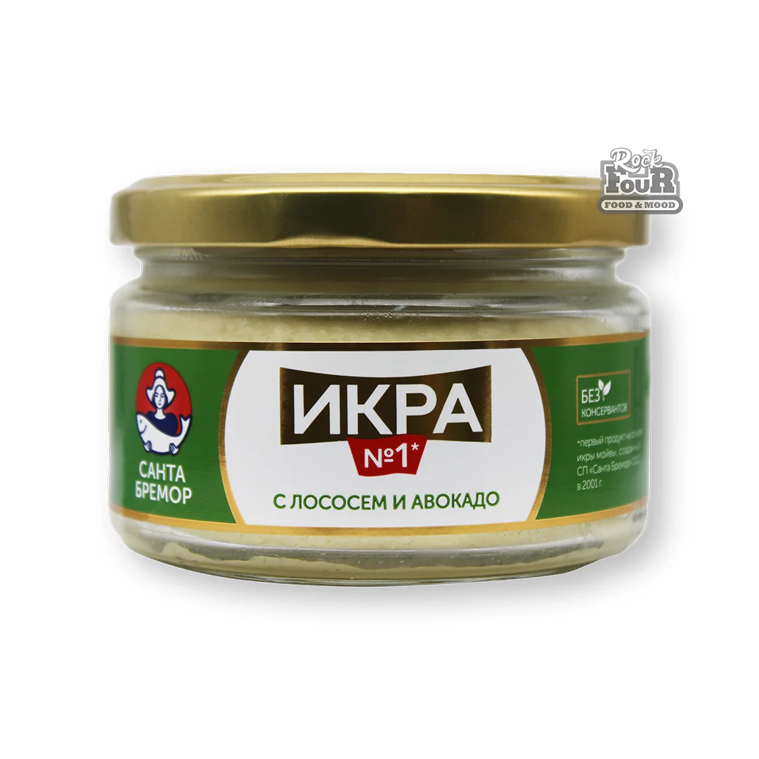 Caviar with salmon and avocado "Santa Bremor" 180g